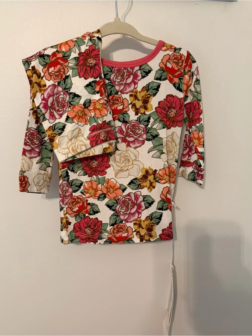 Free‎ Birdees Bamboo Pajama Set NWT 6-12 Months Floral